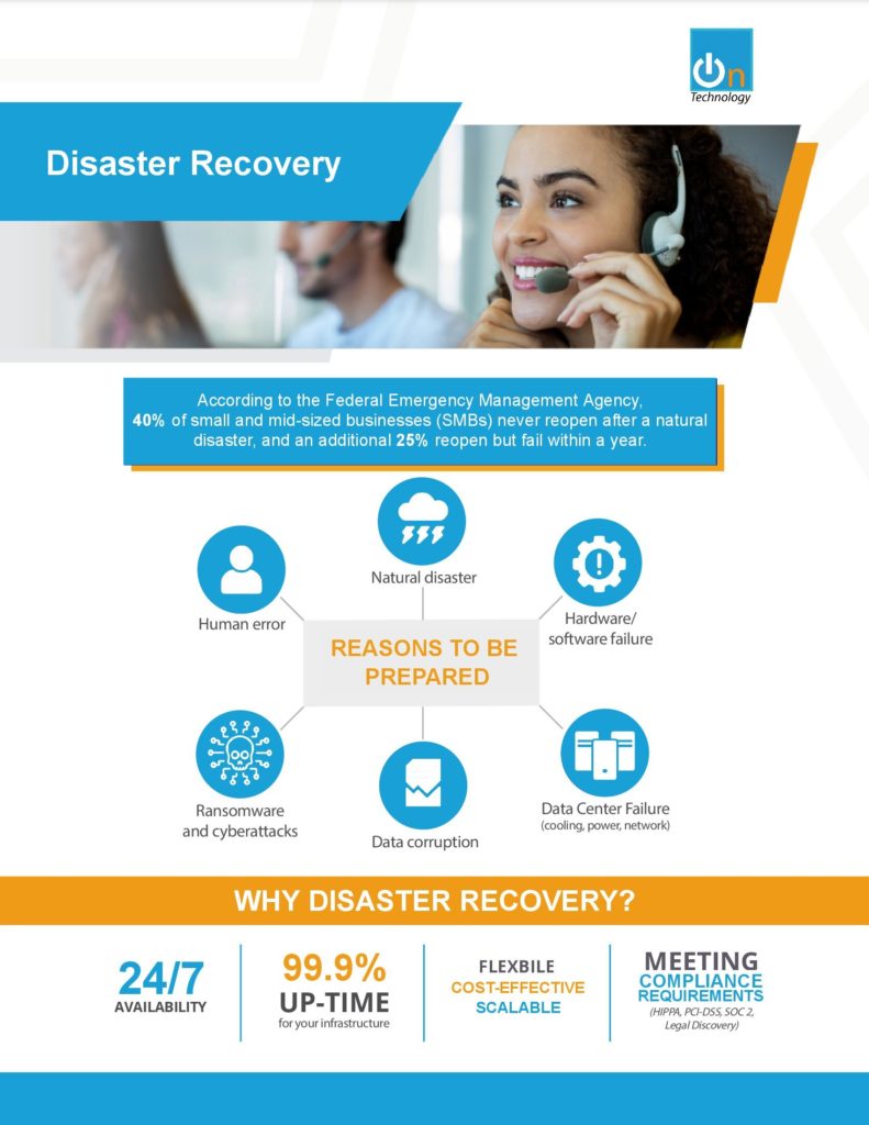 Disaster Recovery One sheet 3